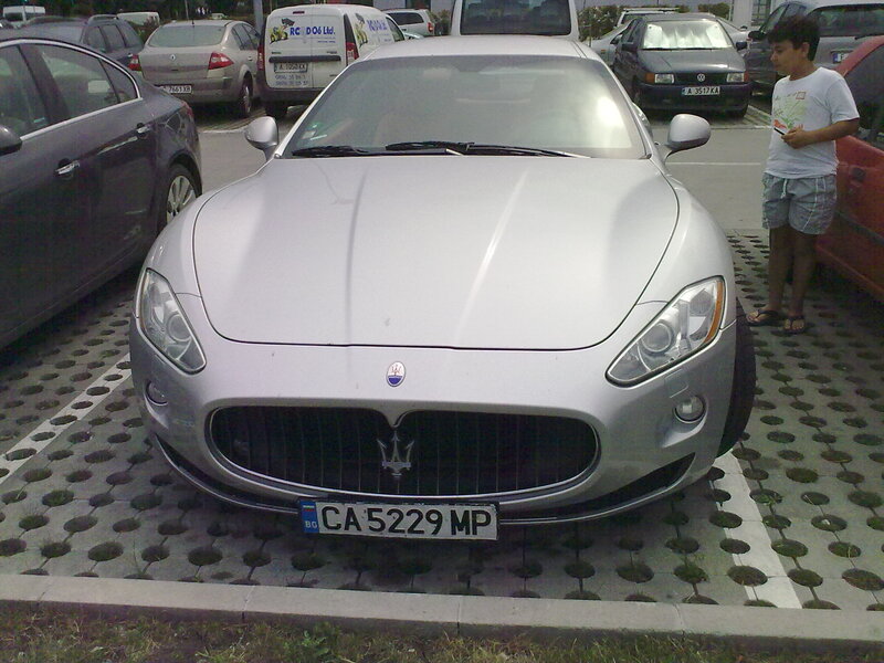 Silver Maserati Car