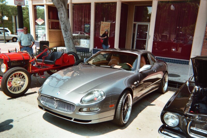 Silver Maserati Coupe — Outdoor
