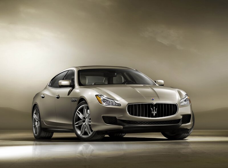 Silver Maserati Sedan — Dramatic, Photograph, Car, Grille