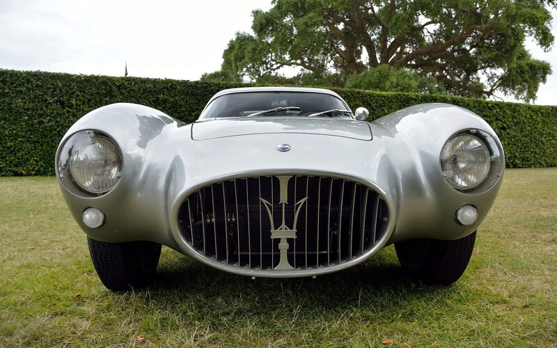Silver Maserati Sports Car — Serene