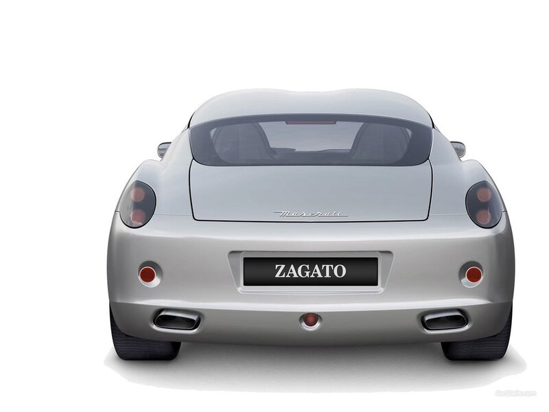 Silver Maserati Zagato — Neutral, Photograph