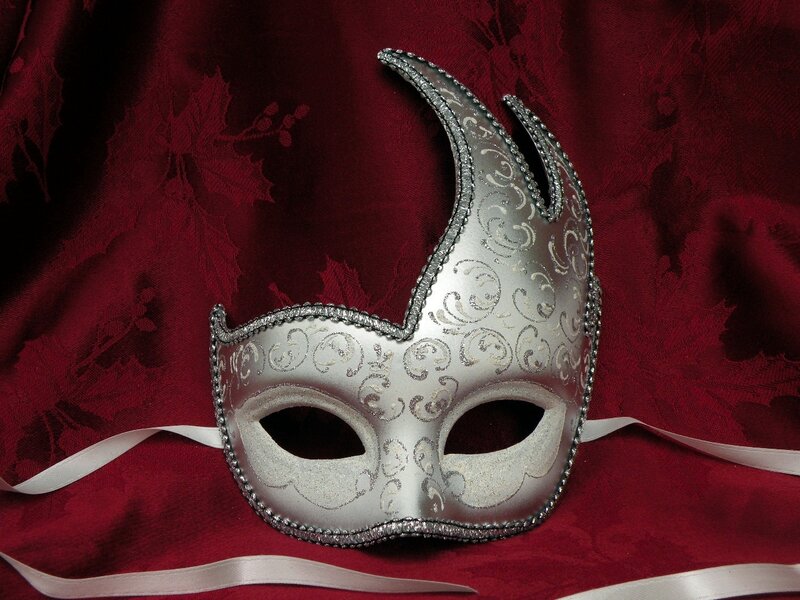 Silver Masquerade Mask