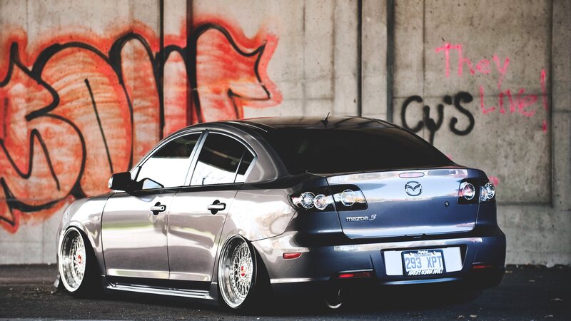Silver Mazda 3 Sedan — Gray, Urban