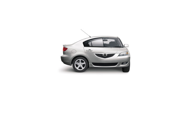 Silver Mazda 3 Sedan — Neutral