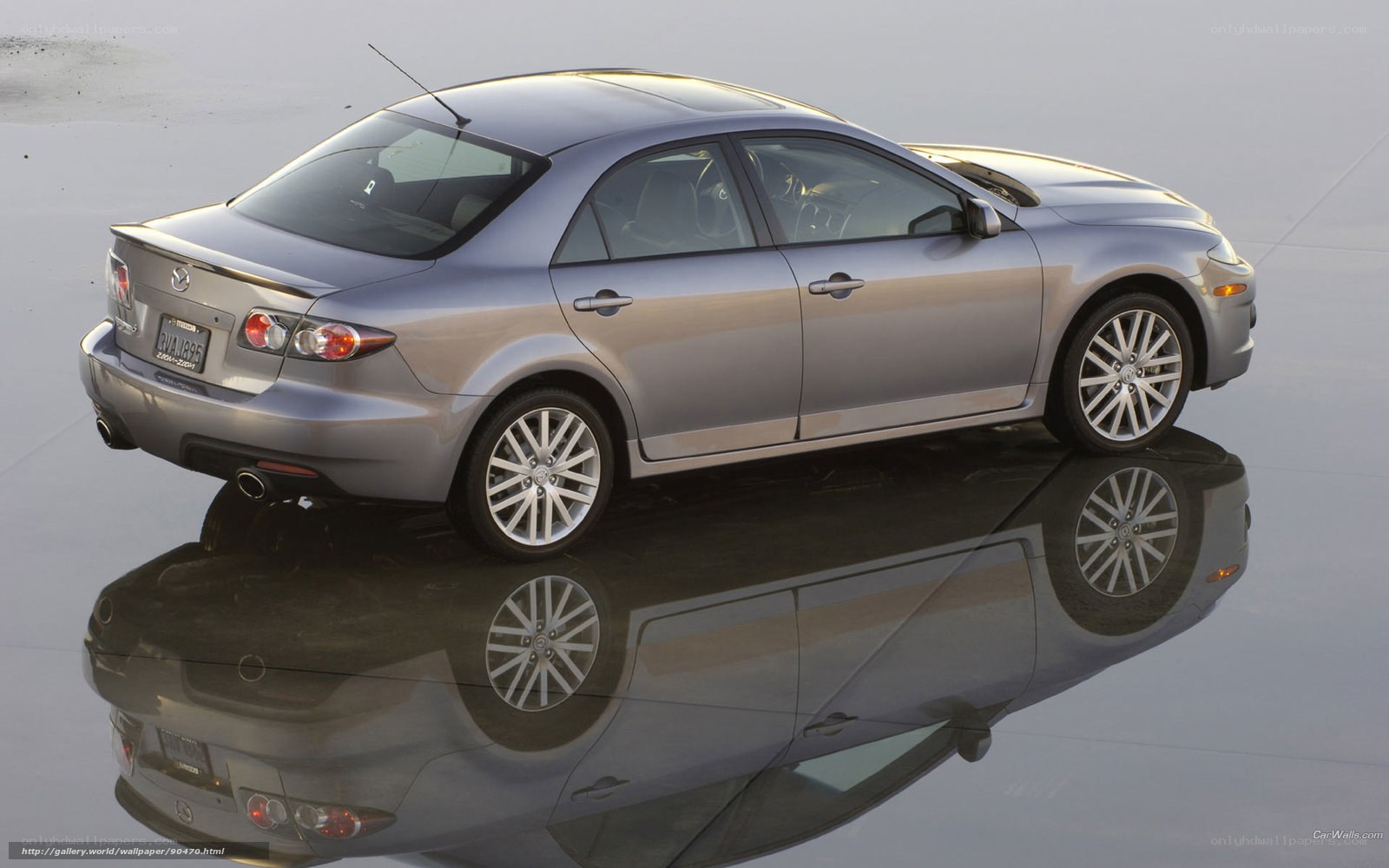 silver mazda 6 sedan