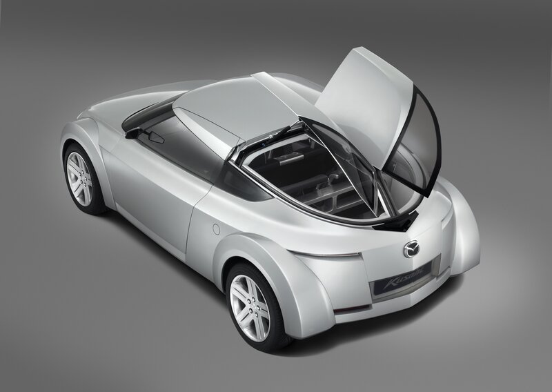 Silver Mazda concept car