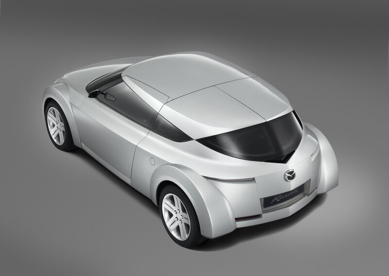 Silver Mazda concept car