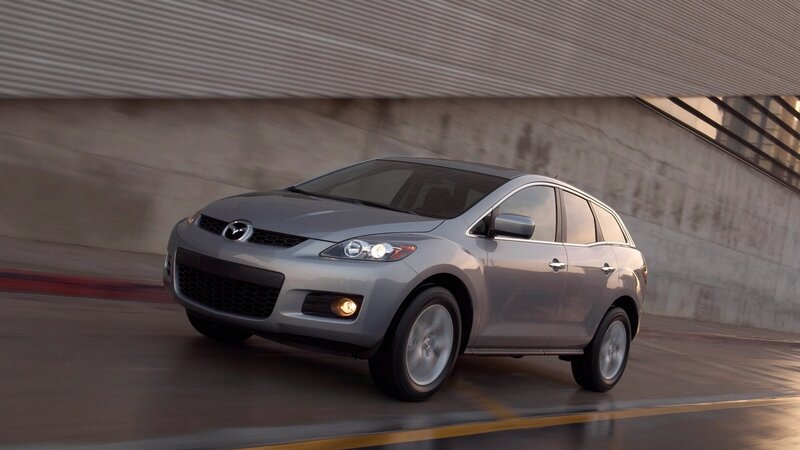 Silver Mazda Cx-7 — Gray, Dynamic