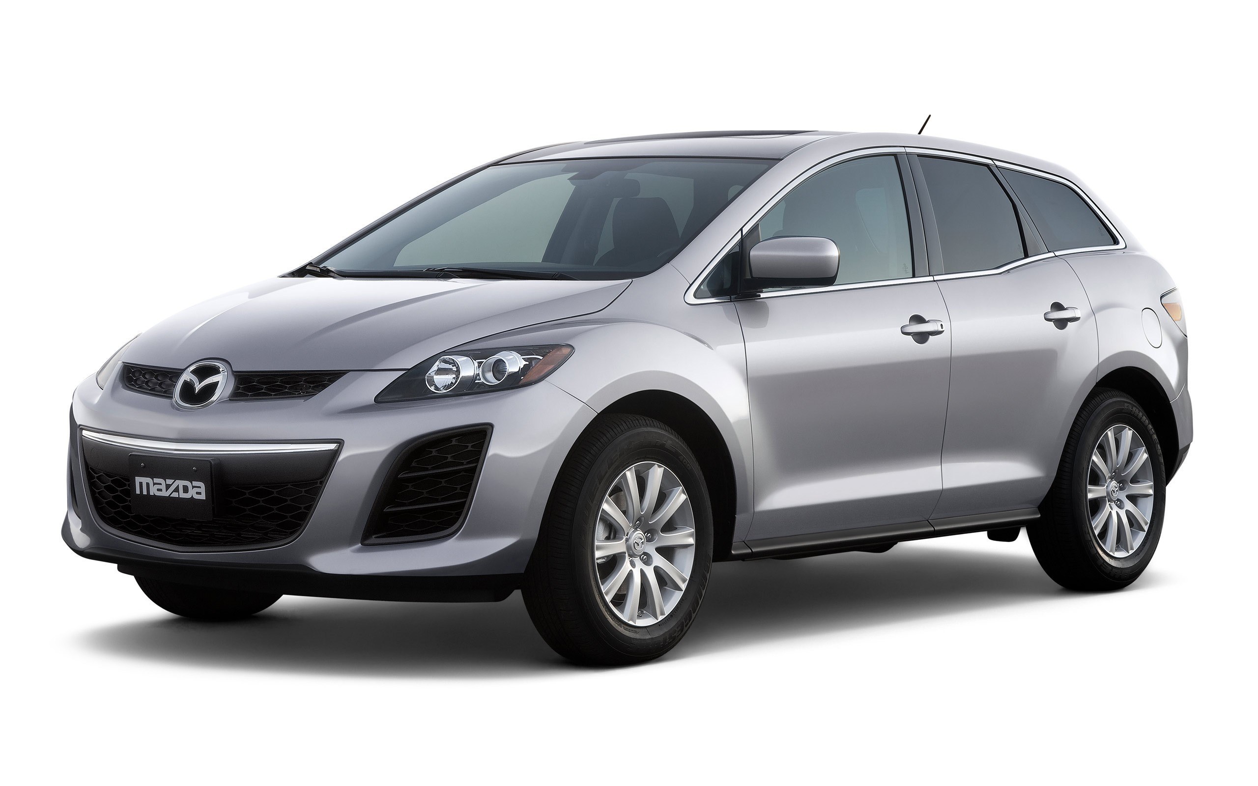Silver Mazda CX-7 SUV