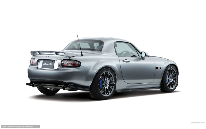Silver Mazda Roadster — Neutral