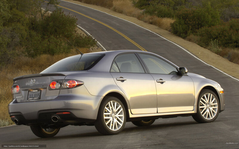 Silver Mazda Sedan — Calm