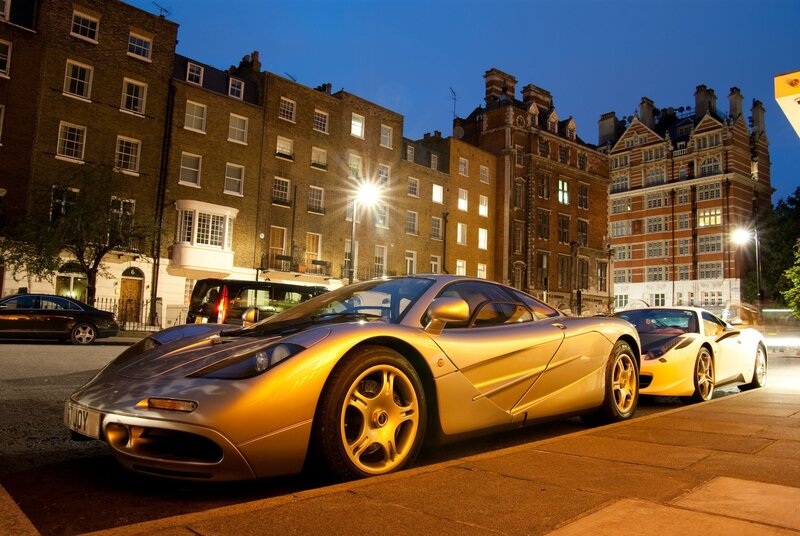 Silver McLaren F1 Car — Gold