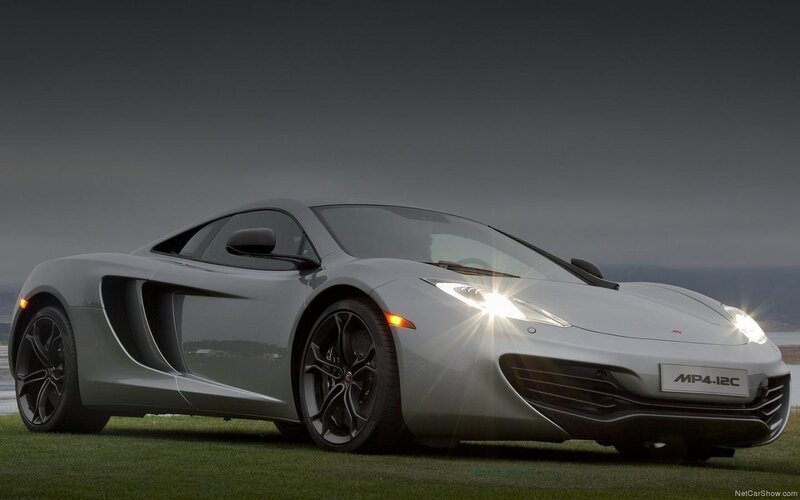 Silver Mclaren Mp4-12c