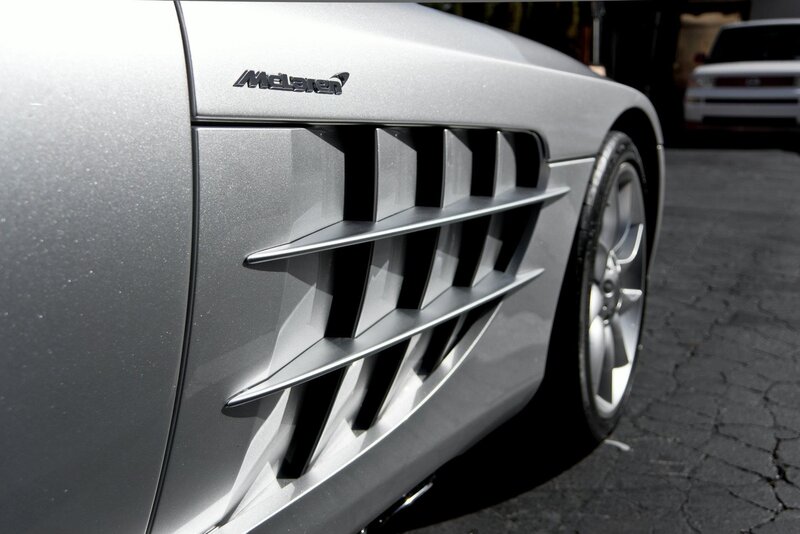 Silver McLaren sports car