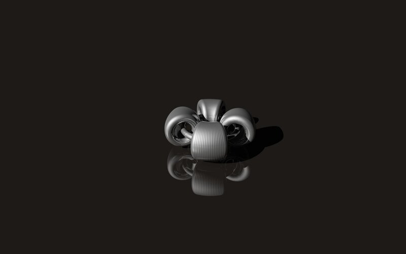 Silver Mechanical Object