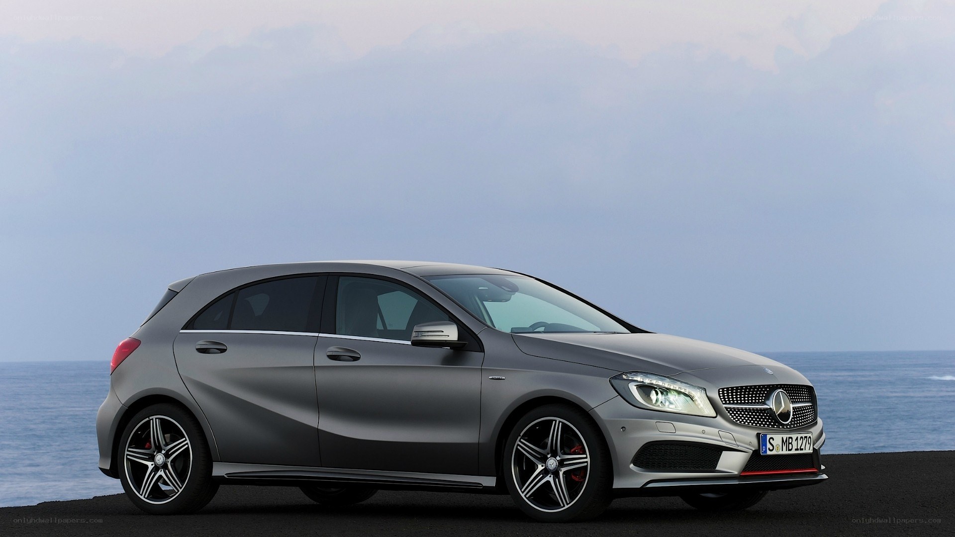 silver mercedes a45 amg