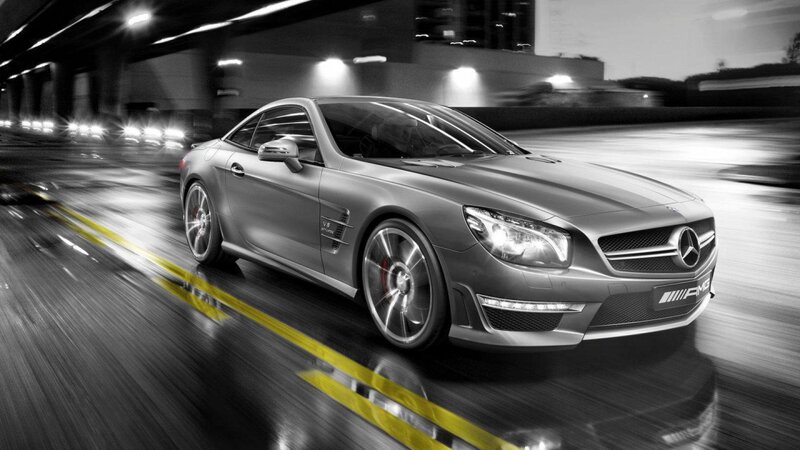 Silver Mercedes-amg Car — Gray