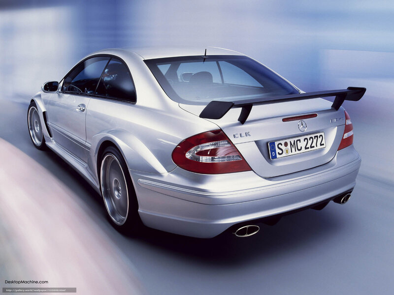 Silver Mercedes-AMG CLK
