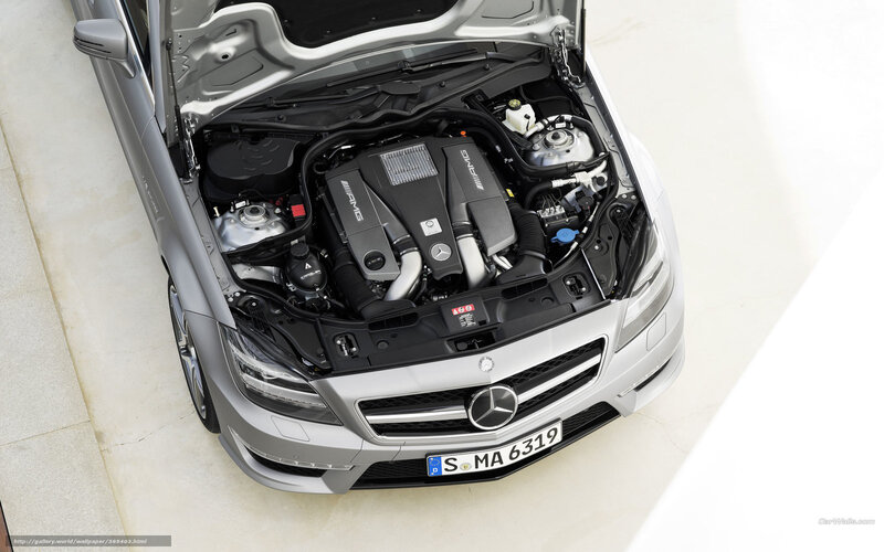 Silver Mercedes-amg Engine — Clean, Technical