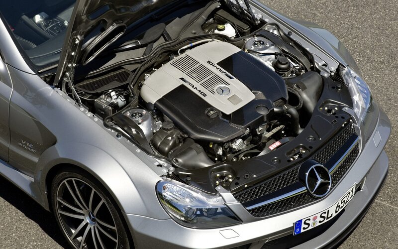 Silver Mercedes-amg Engine — Neutral