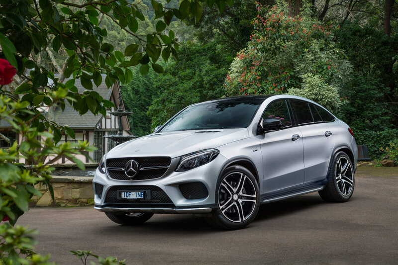 Silver Mercedes-AMG GLE Coupe