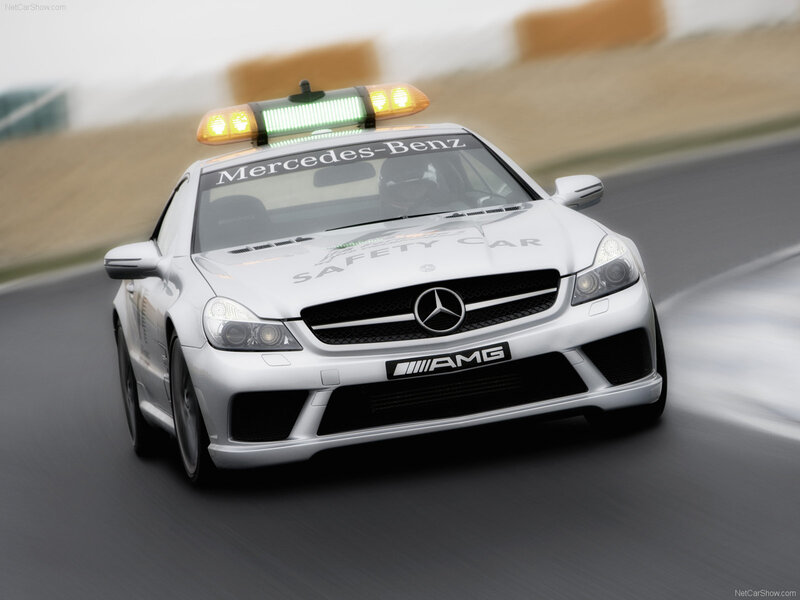 Silver Mercedes-amg Safety Car