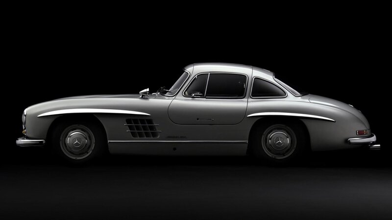 silver mercedes-benz 300sl