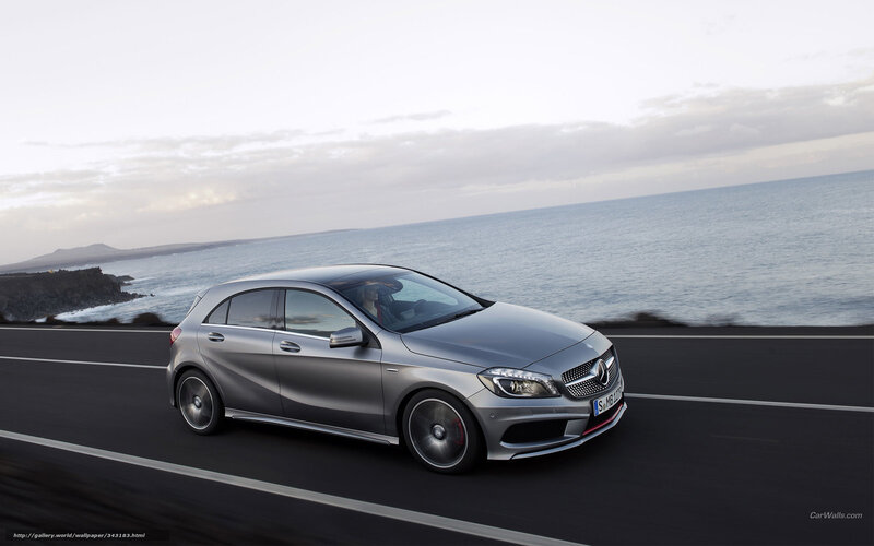 Silver Mercedes-Benz A-Class — Gray