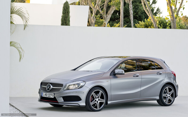 Silver Mercedes-benz A-class — Serene