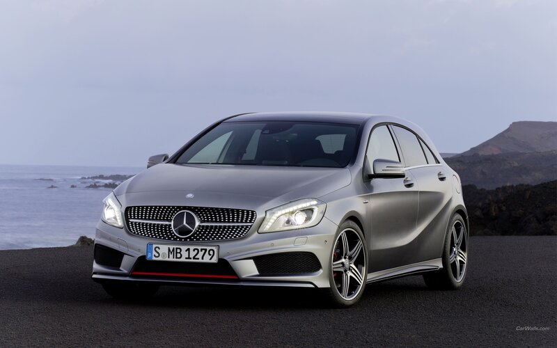 silver mercedes-benz a45 amg