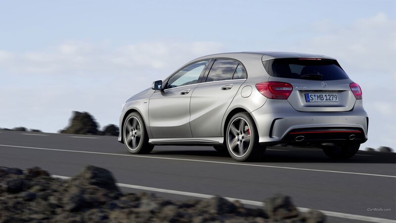 Silver Mercedes-Benz A45 — Dynamic