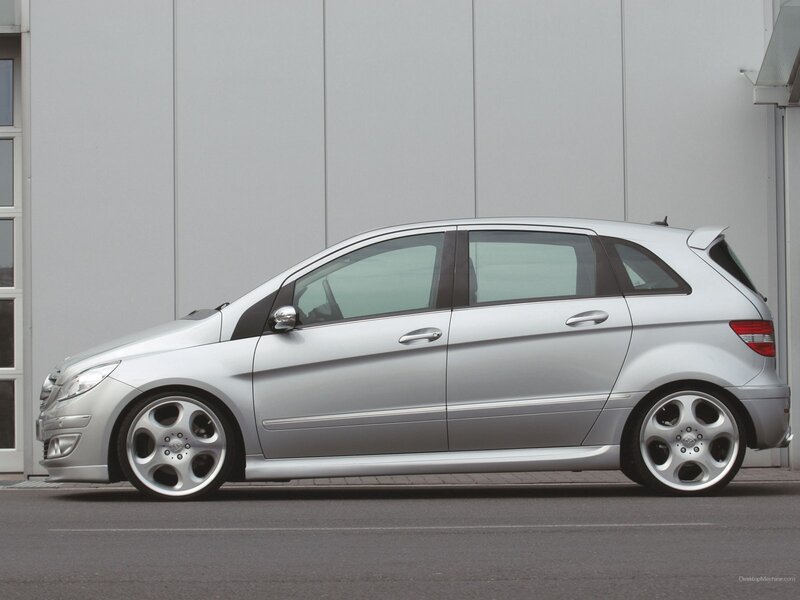 silver mercedes-benz b-class