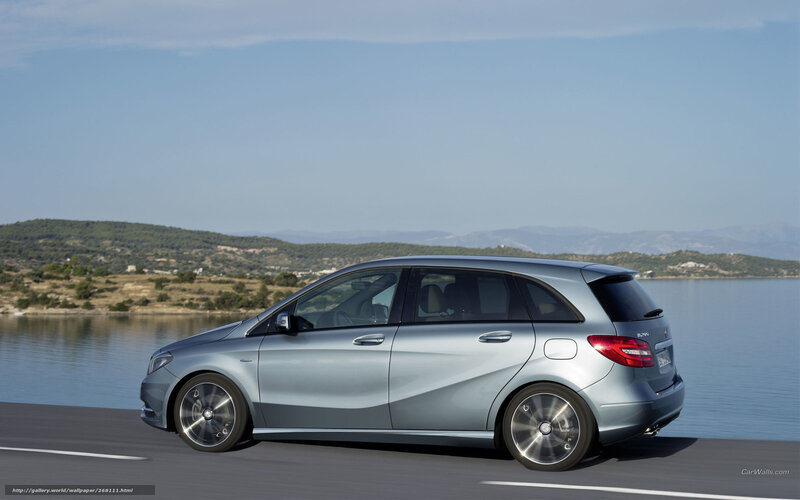 Silver Mercedes-benz B-class — Serene