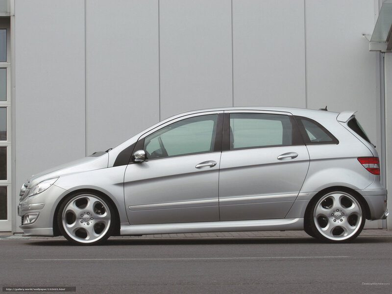 silver mercedes-benz b-class