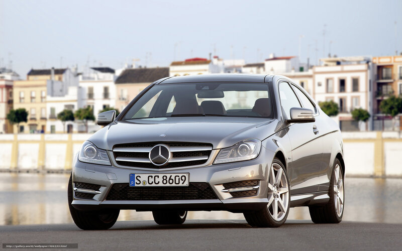 Silver Mercedes-Benz C-Class — Calm, Afternoon
