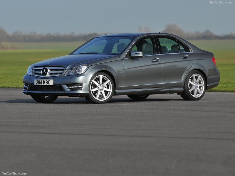 silver mercedes-benz c-class sedan