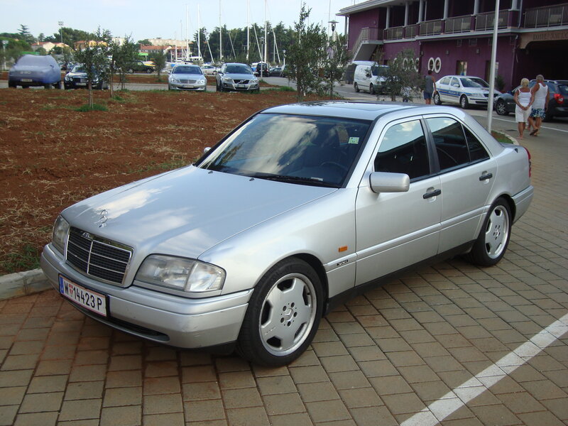 Silver Mercedes-Benz C-Class sedan