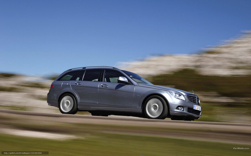 silver mercedes-benz c-class station wagon