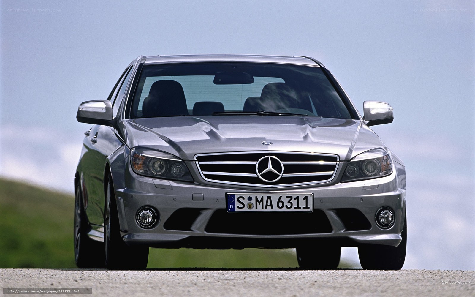 Silver Mercedes-Benz C-Class