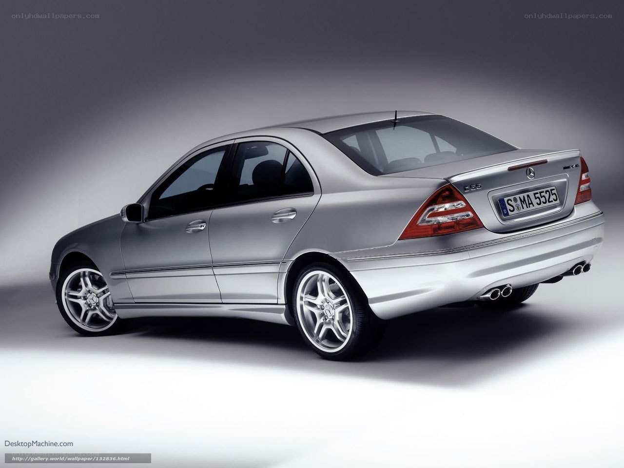 silver mercedes-benz c320
