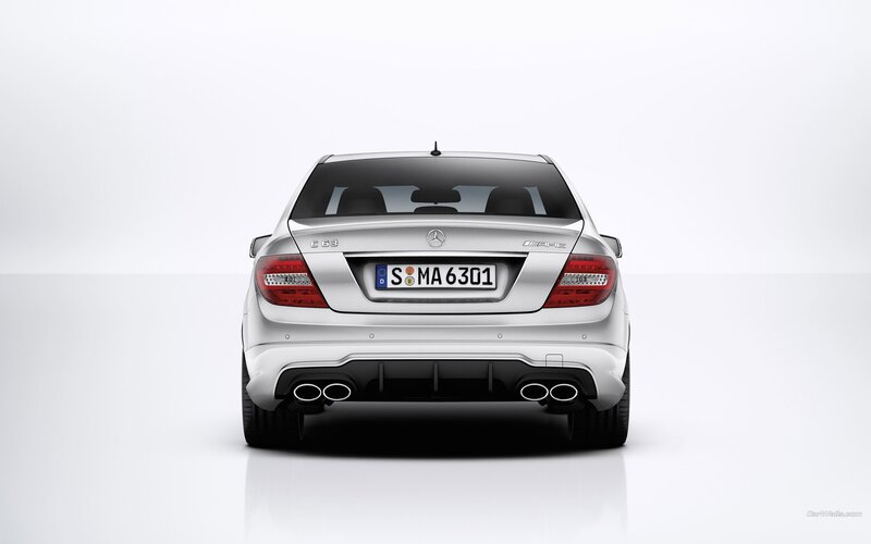 silver mercedes-benz c63 amg