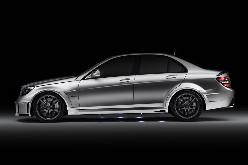 silver mercedes-benz c63 amg