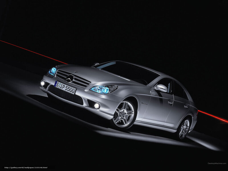 Silver Mercedes-benz Car — Black, Dramatic