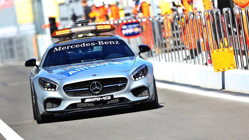 Silver Mercedes-benz Car — Dynamic, Afternoon, Photograph, Race Track