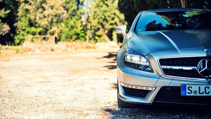 Silver Mercedes-benz Car — Serene, Afternoon