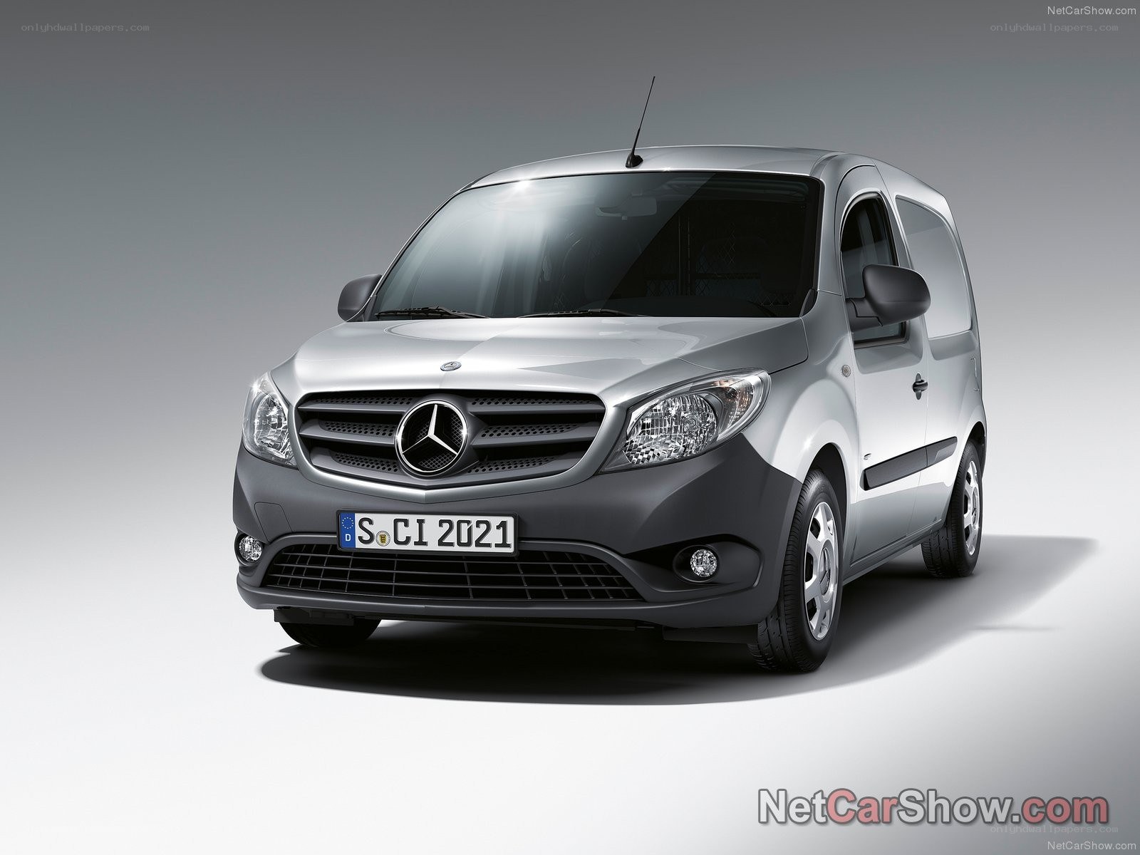 Silver Mercedes-Benz Citan van