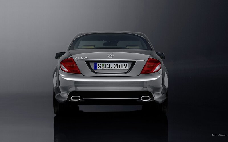 Silver Mercedes-benz Cl 500 — Gray