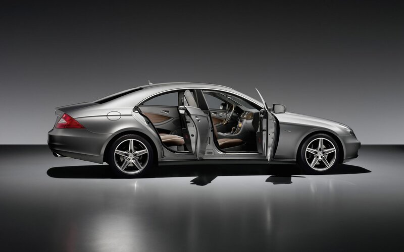 silver mercedes-benz cl-class