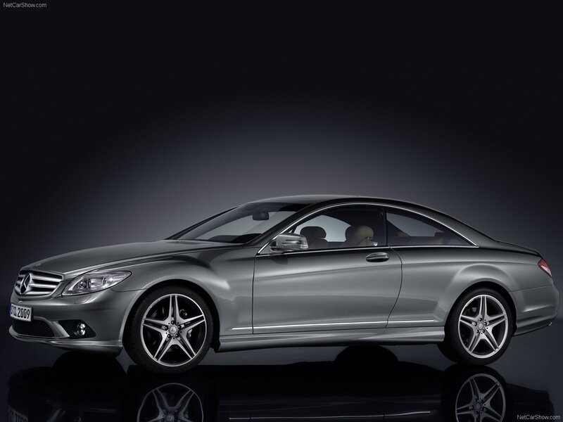 silver mercedes-benz cl500