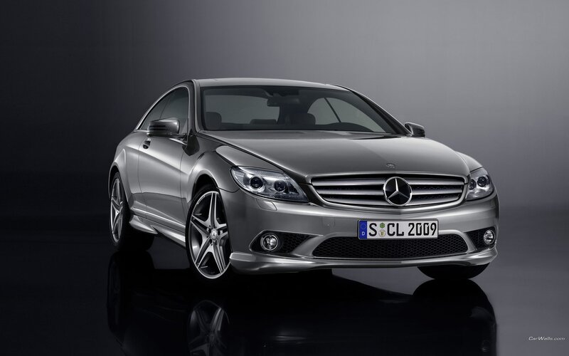 silver mercedes-benz cl500
